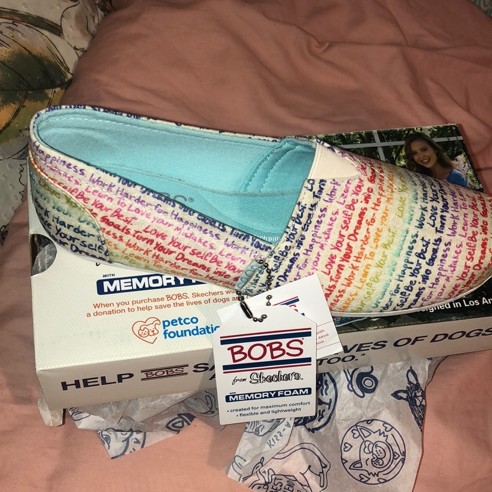 Bobs from Skechers shoes.